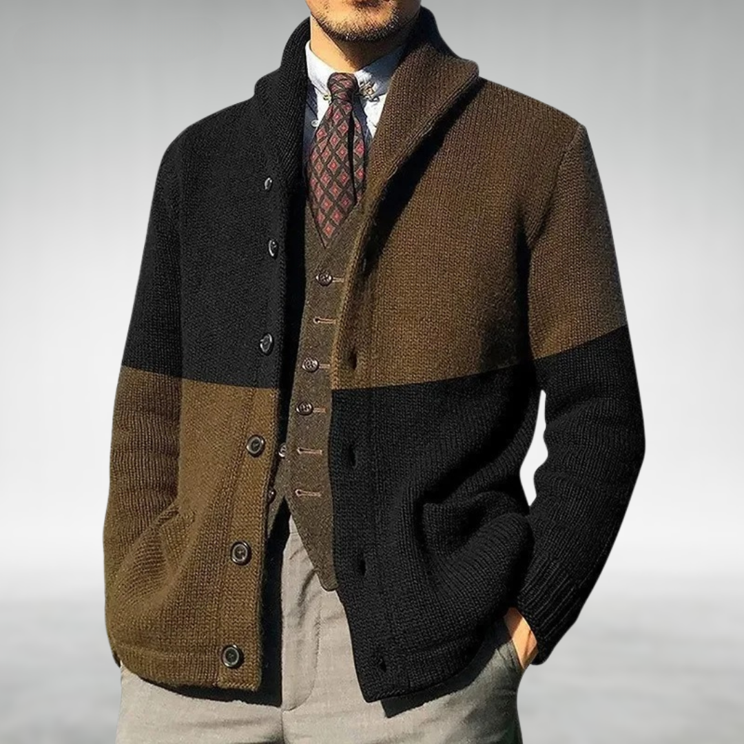 RICHARD™ - MEN'S KNITTED CARDIGAN