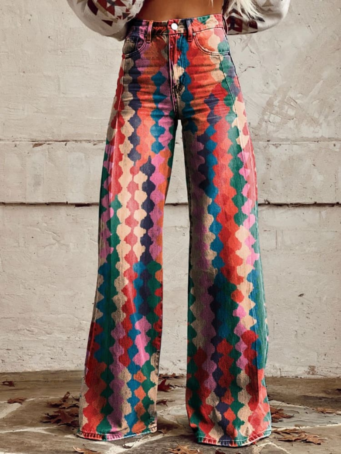 Kiara™ | Bohemian Wide-Leg Trousers