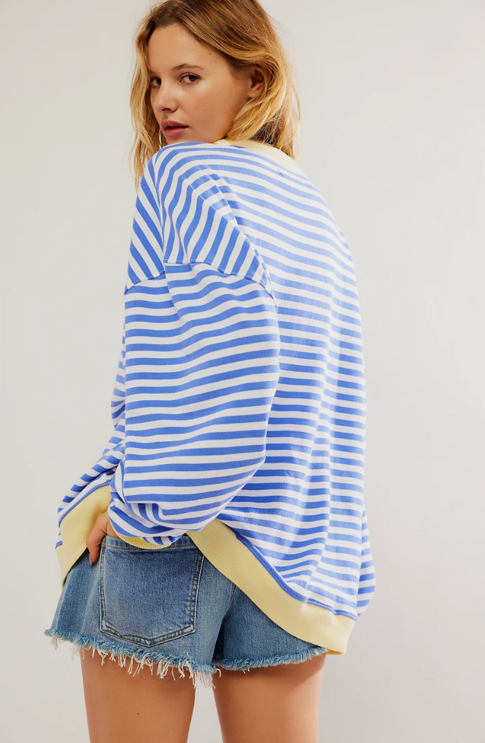 Lina™ | Striped Oversized Sweater