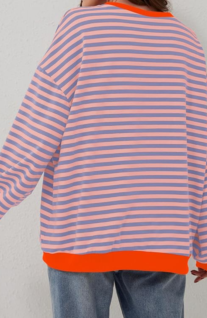 Lina™ | Striped Oversized Sweater