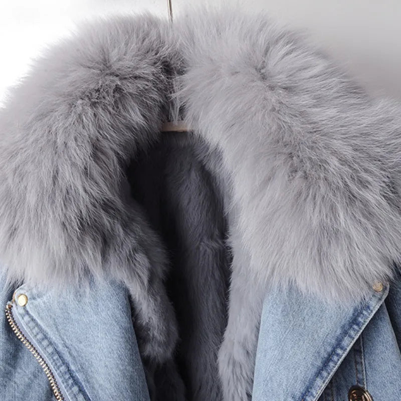 WILLOW™ | LUXE FUR DENIM JACKET