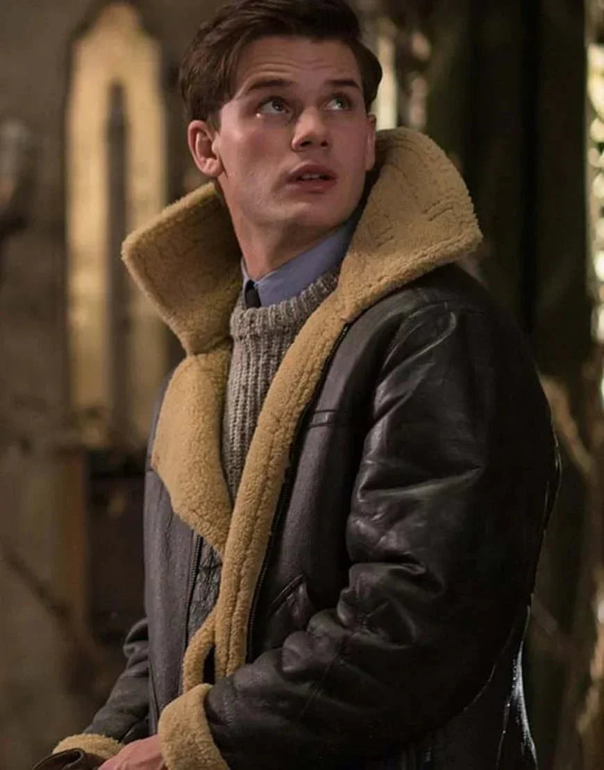 FERNANDO™ | PREMIUM SHEARLING LEATHER AVIATOR COAT