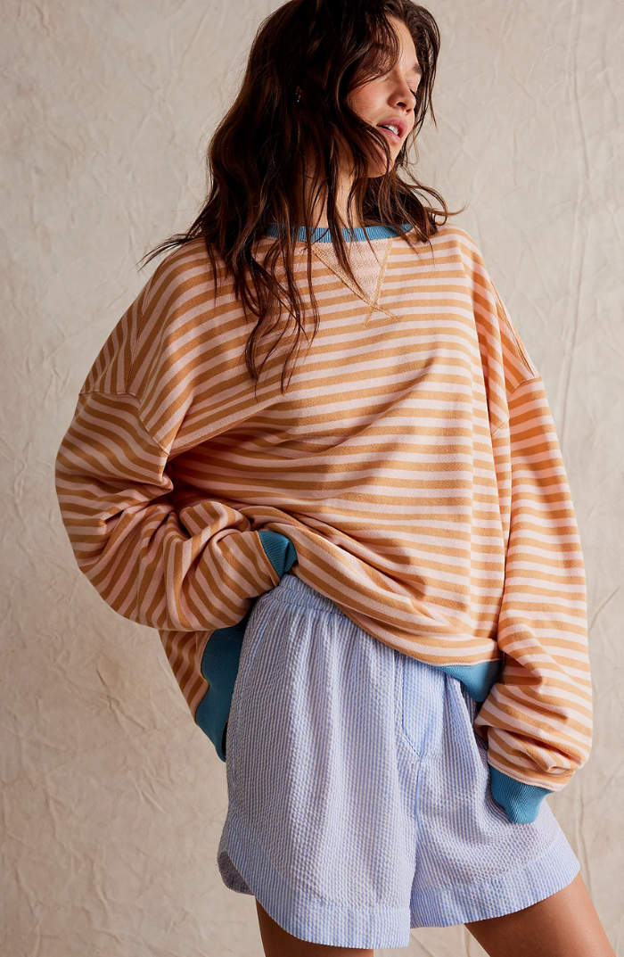 Lina™ | Striped Oversized Sweater