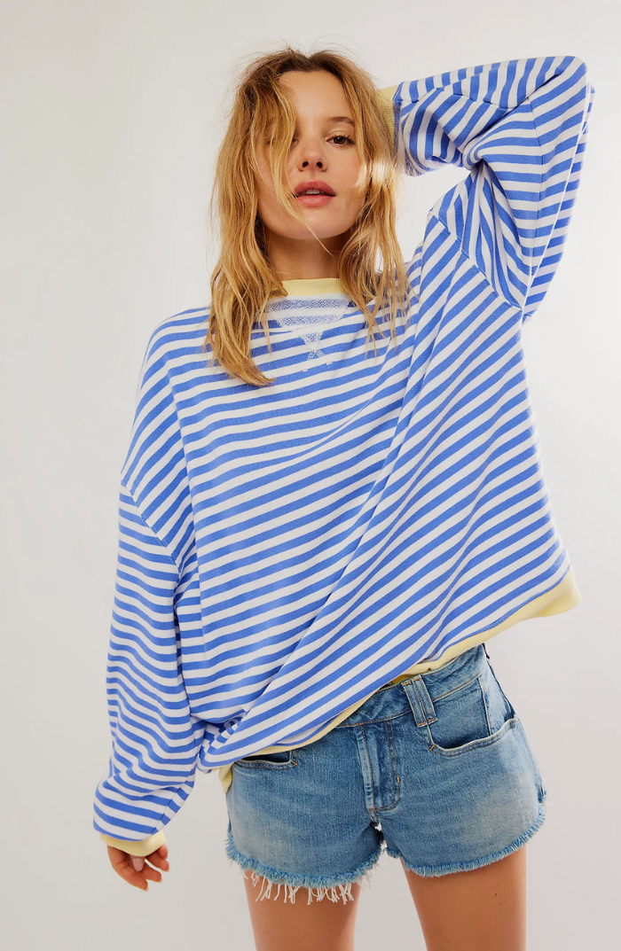 Lina™ | Striped Oversized Sweater