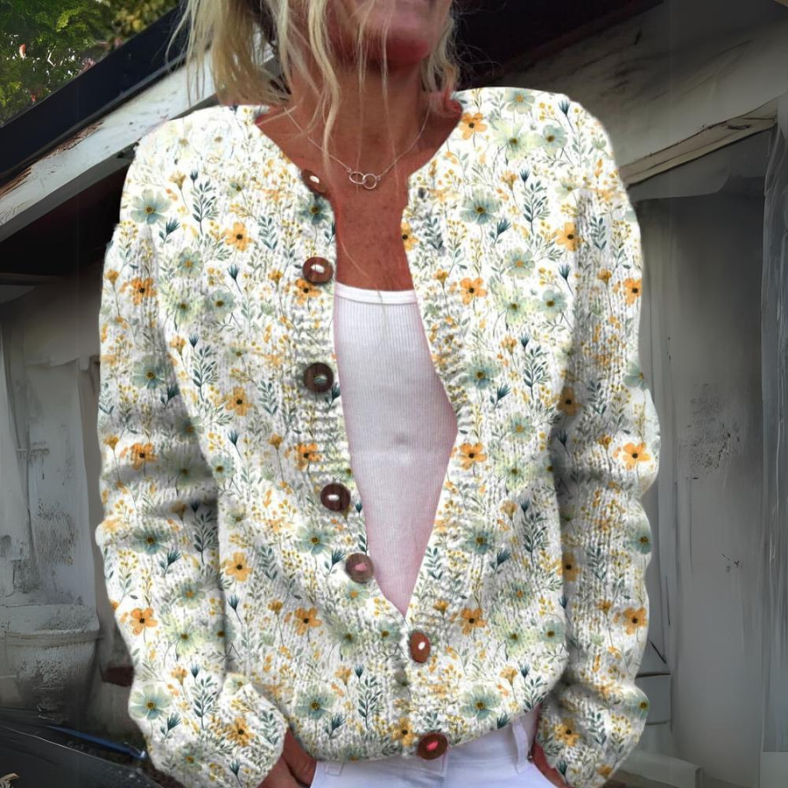 Talia™ - Floral Print Cardigan