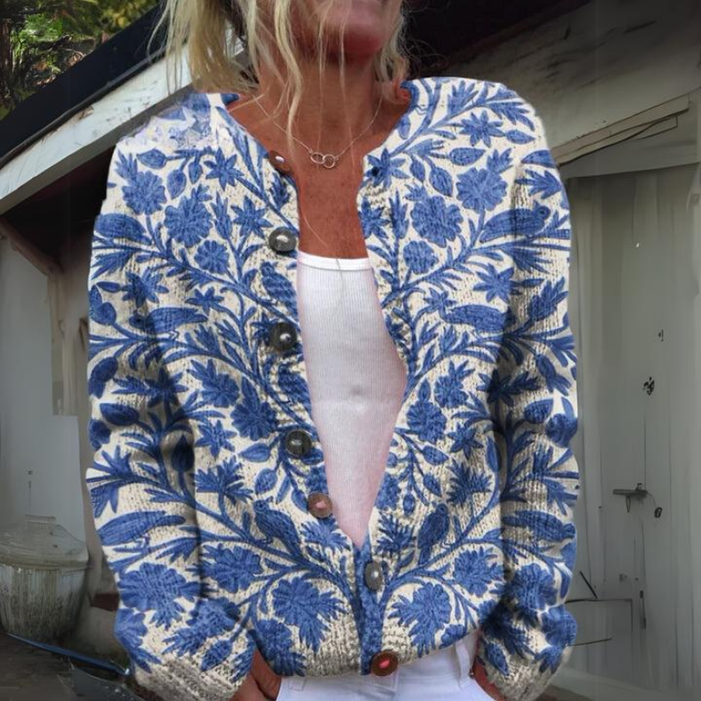 Talia™ - Floral Print Cardigan