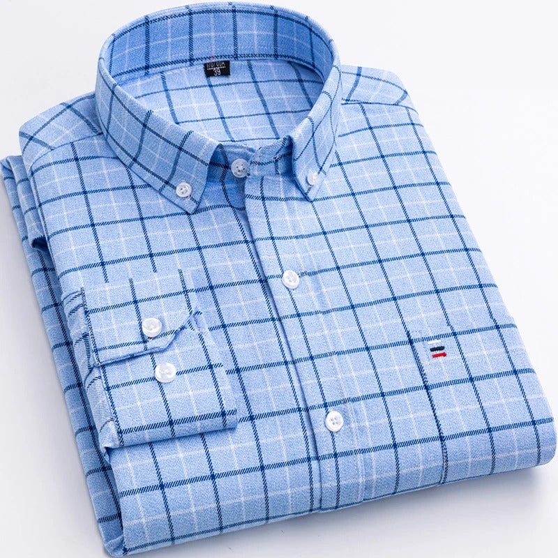 Leo™ - Checked Cotton Shirt